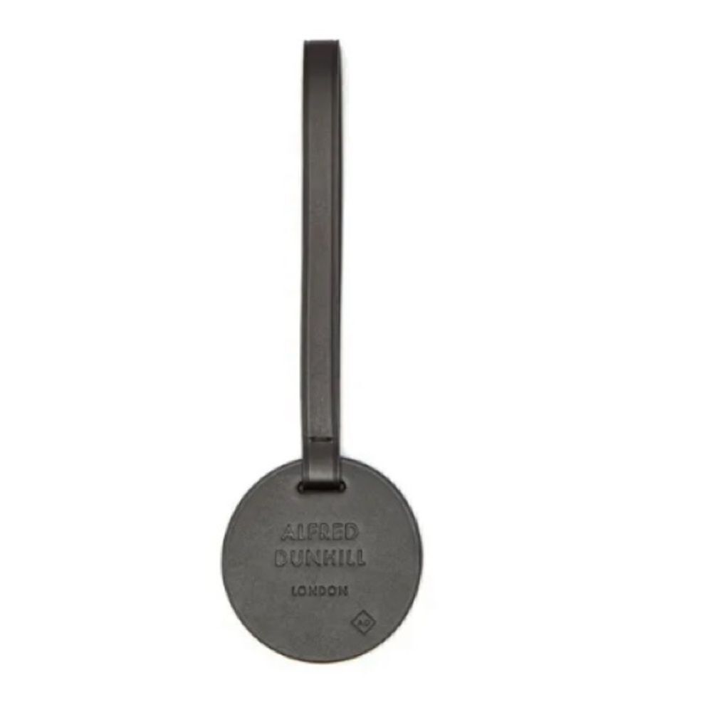 Dunhill Brown leather luggage tag NWT